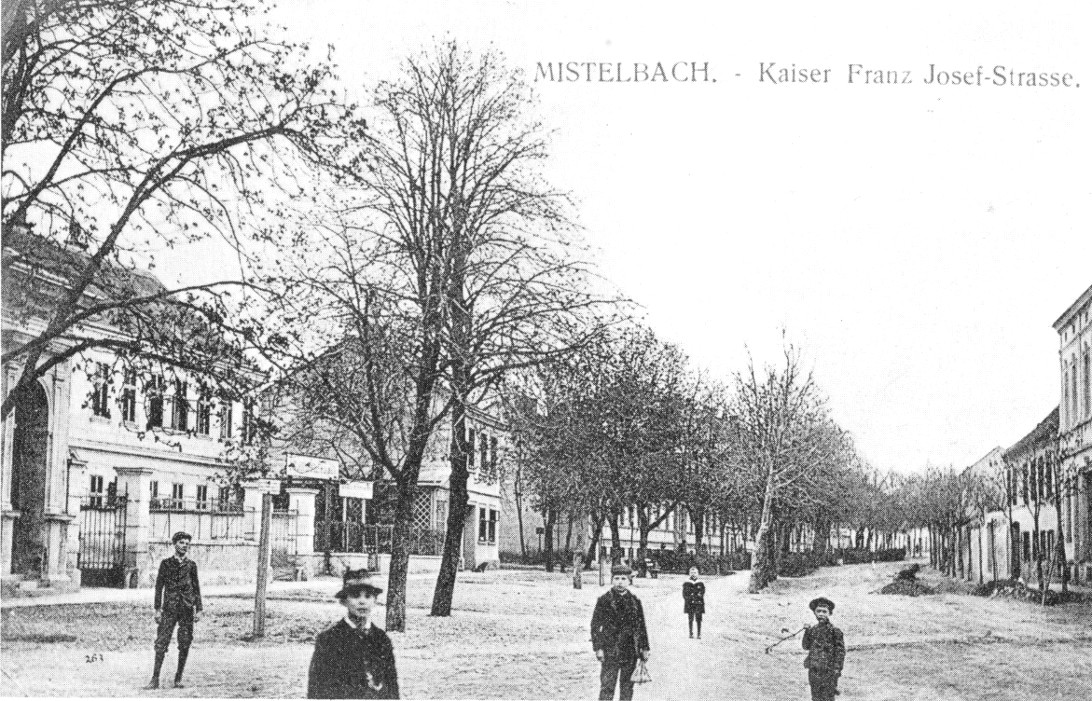 Die Franz Josef-Straße zu Beginn des 20. Jahrhunderts